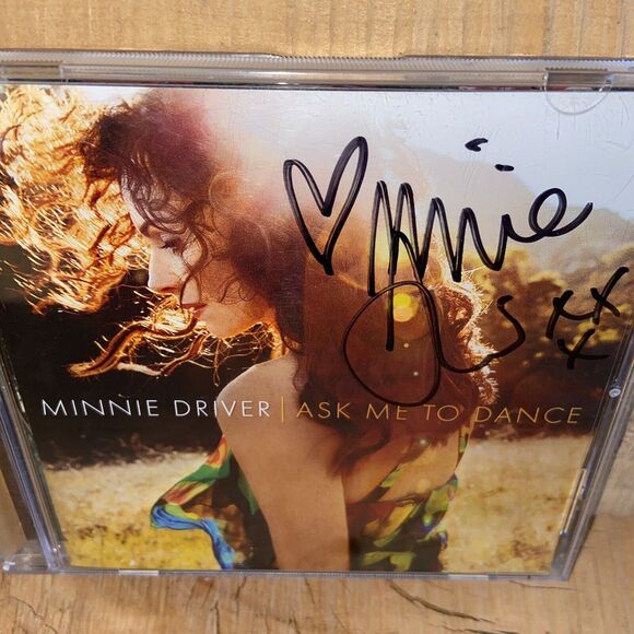 Minnie Driver Autographed CD Ask Me to Dance SIGNED 2014 Minnie Driver HTF - Picture 1 of 6